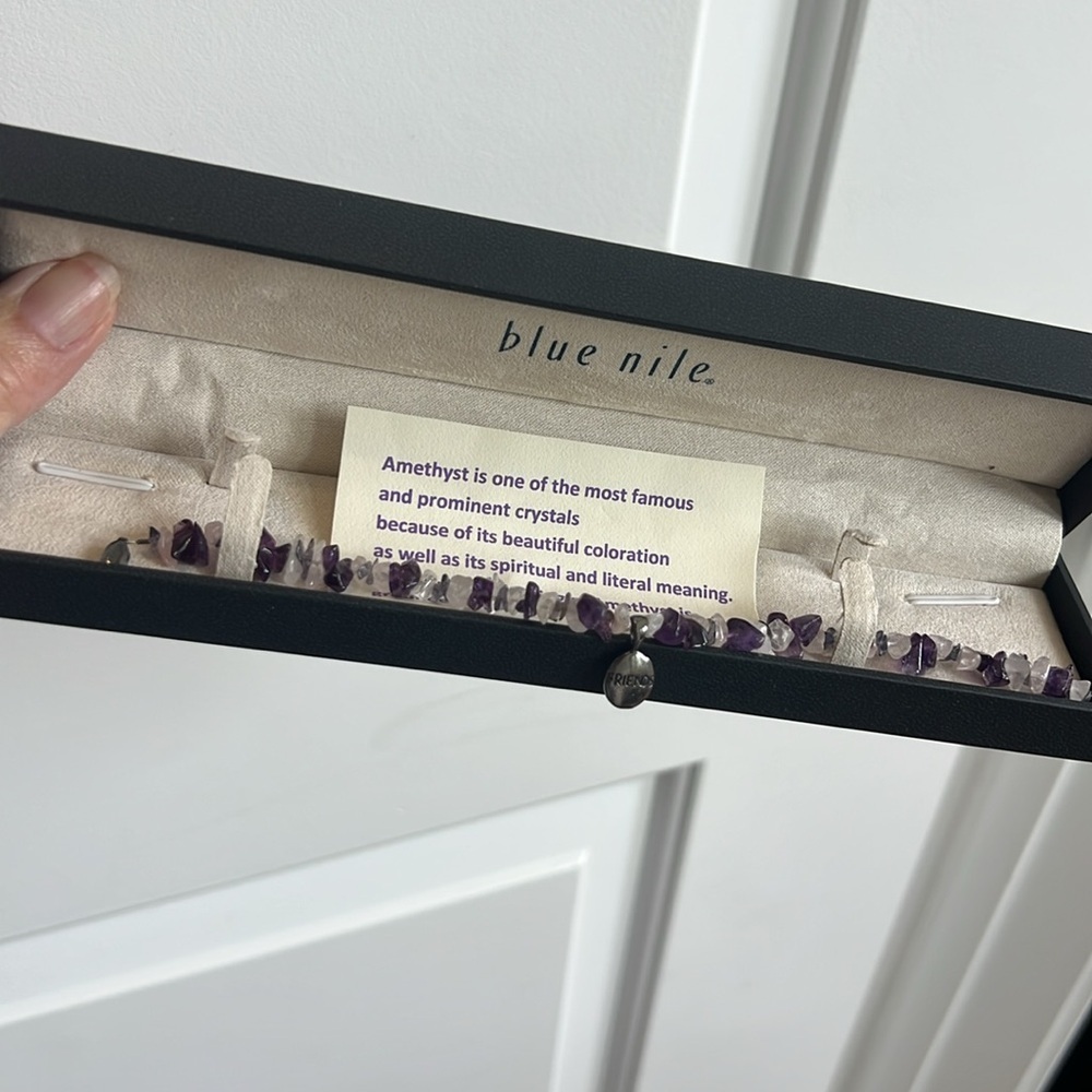 Amethyst crystal bracelet new in box - Picture 7 of 7